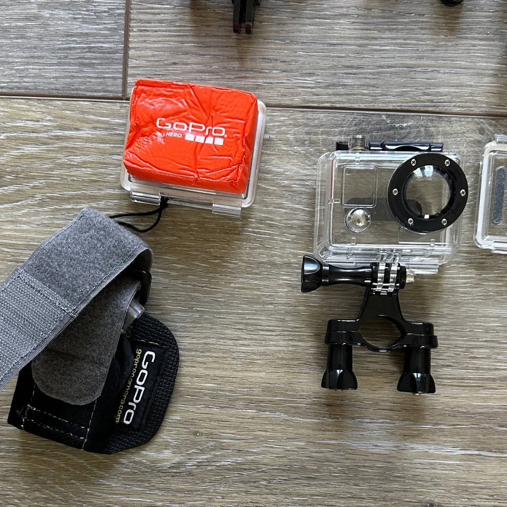 GoPro Hero 2 Black Mounting Kit with Chest Harness and Mounts and Accessories